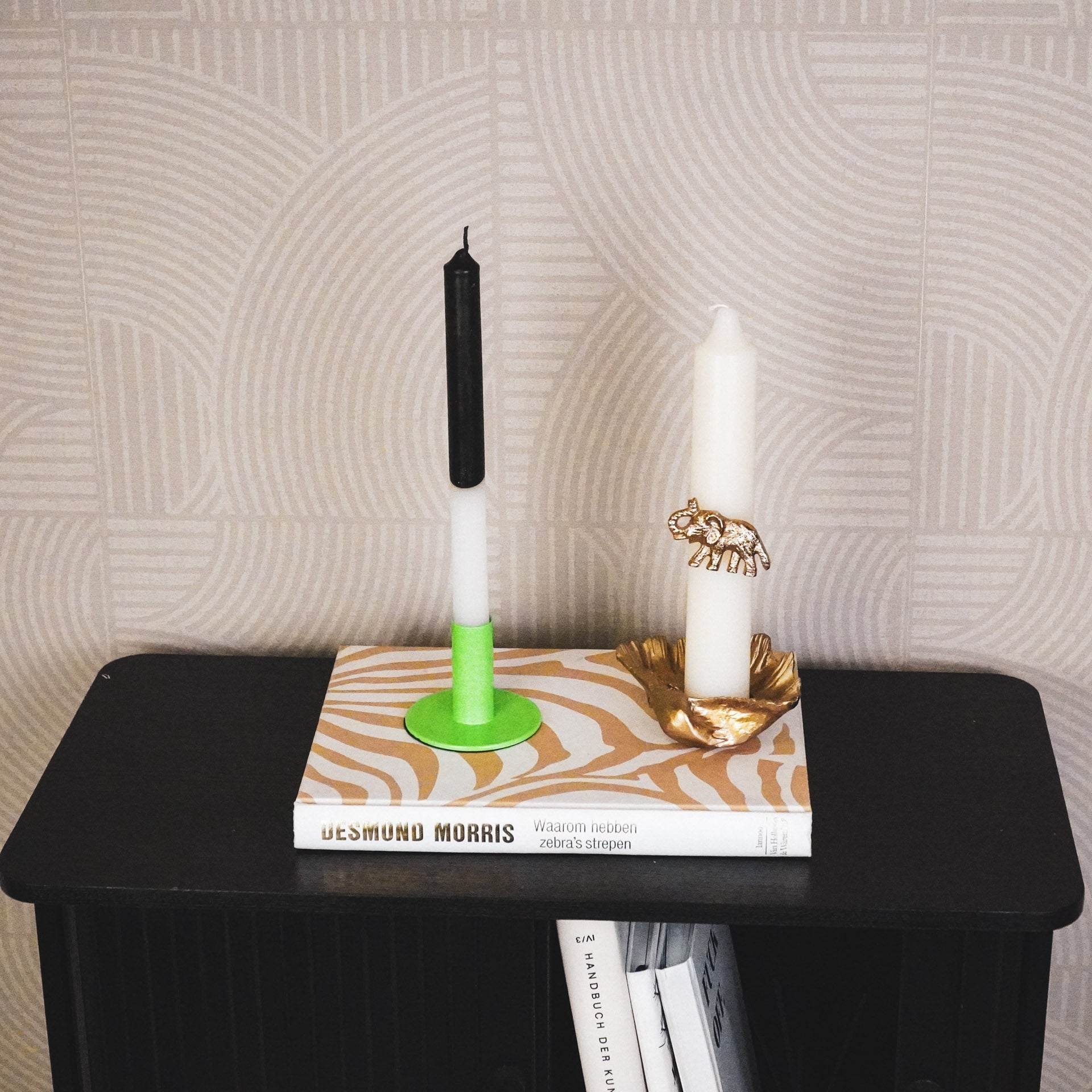 Küünlajalg - Roheline - 8x8x6,5cm