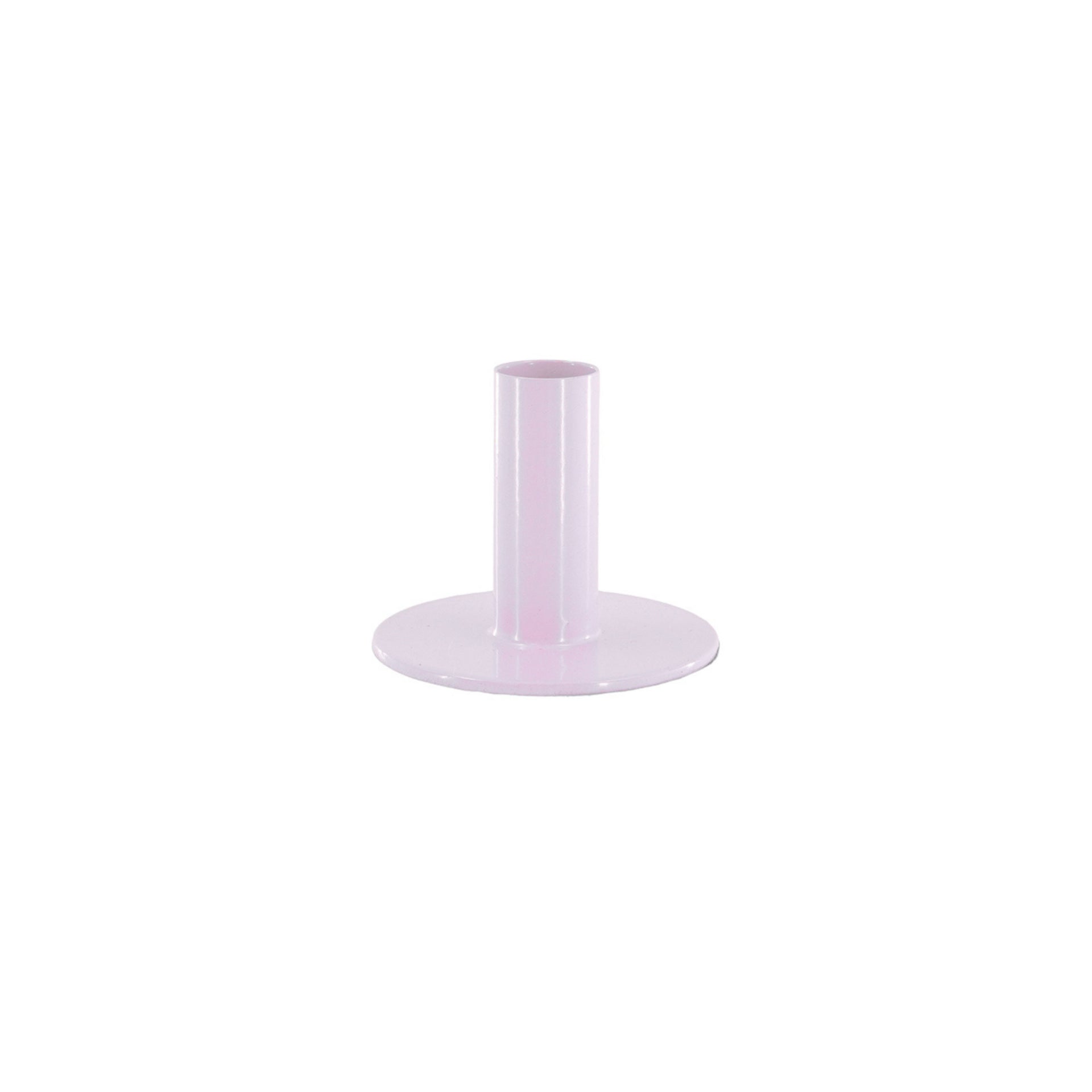 Candleholder - Basic  - Lila - 8x8x6,5cm