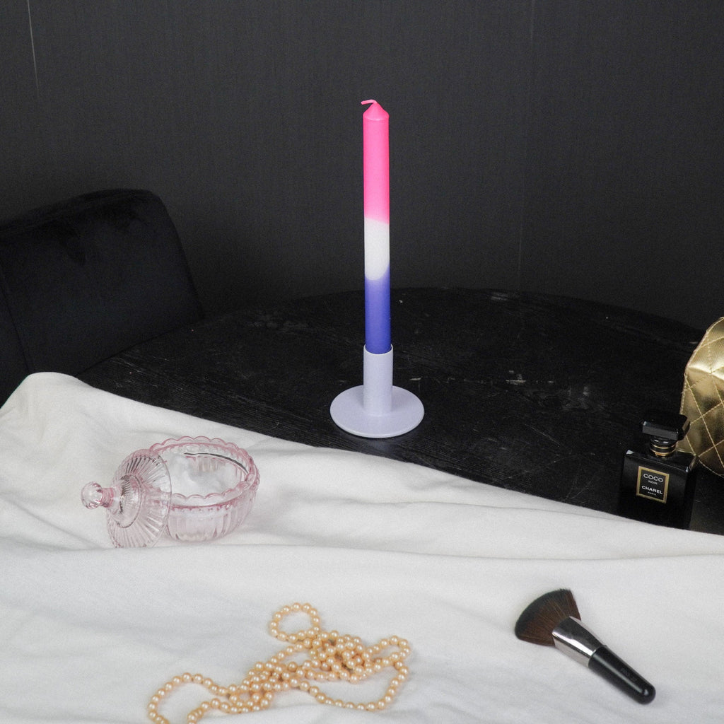 Küünlajalg - Lila - 8x8x6,5cm