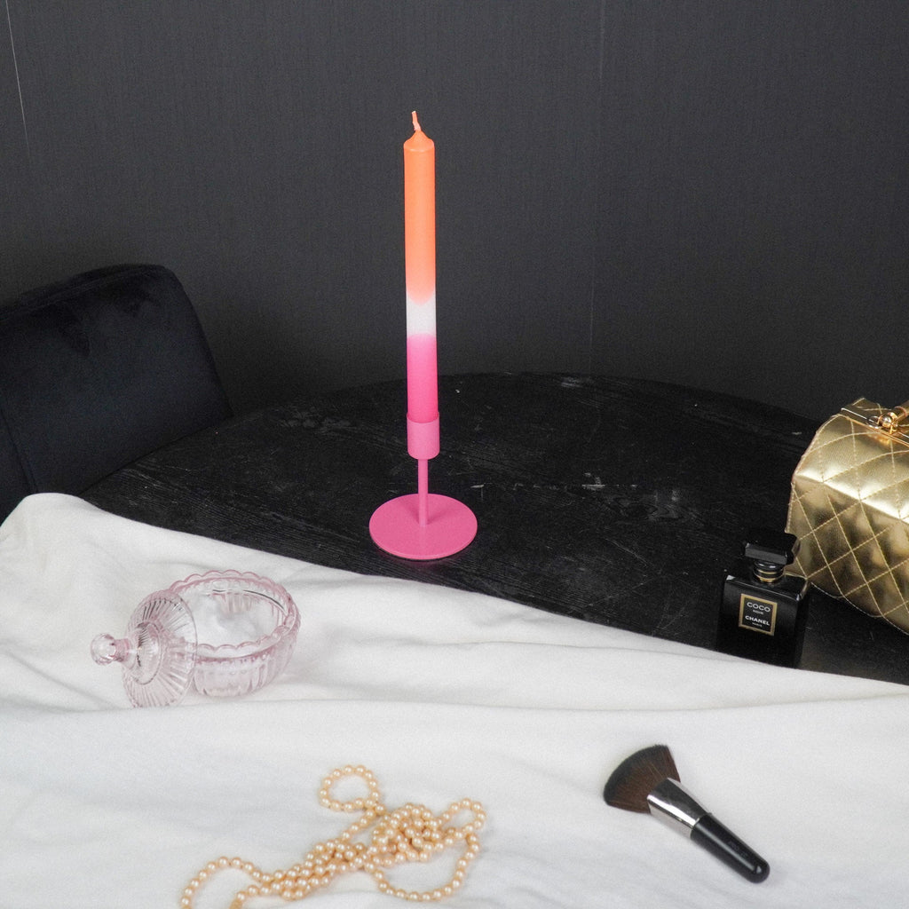 Küünlajalg  - Neoonroosa - 8x8x10cm