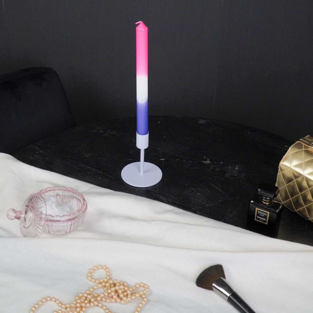 Küünlajalg - Lilla - 8x8x10cm