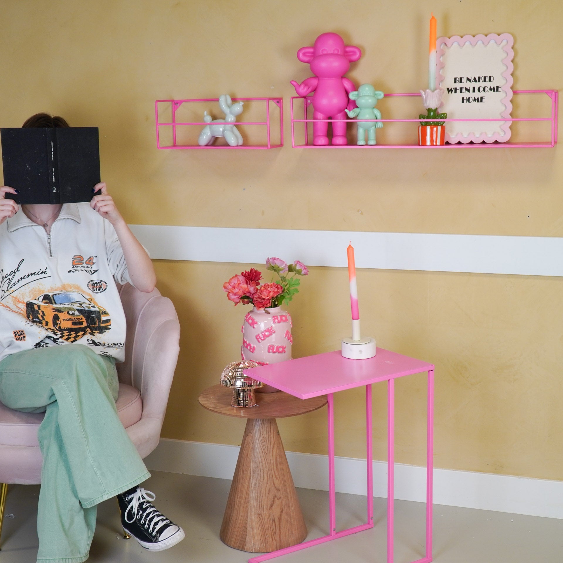 Abilaud - roosa - 45x30x60cm