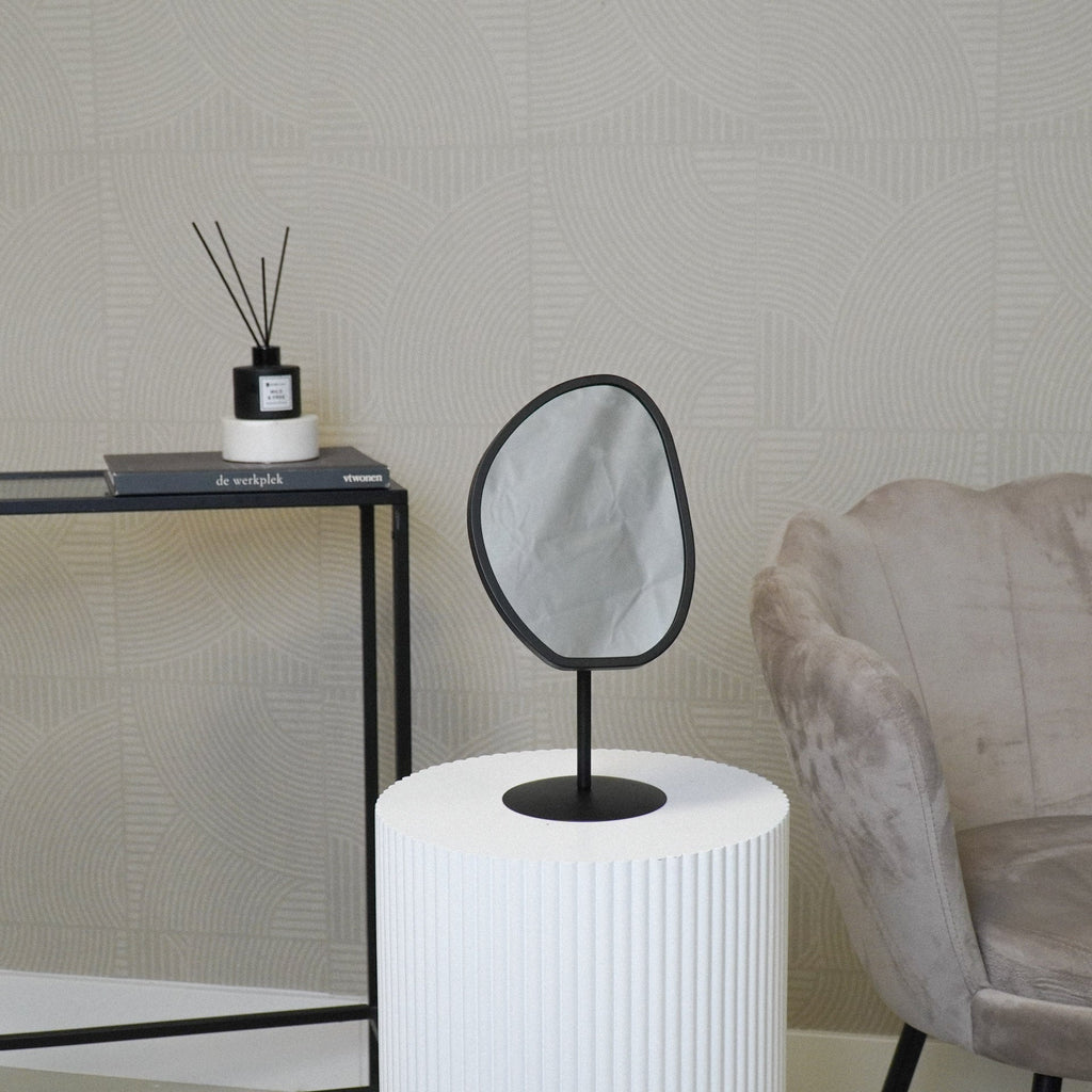 Peegel - Orgaaniline - Must - 16,5x12x31,5cm