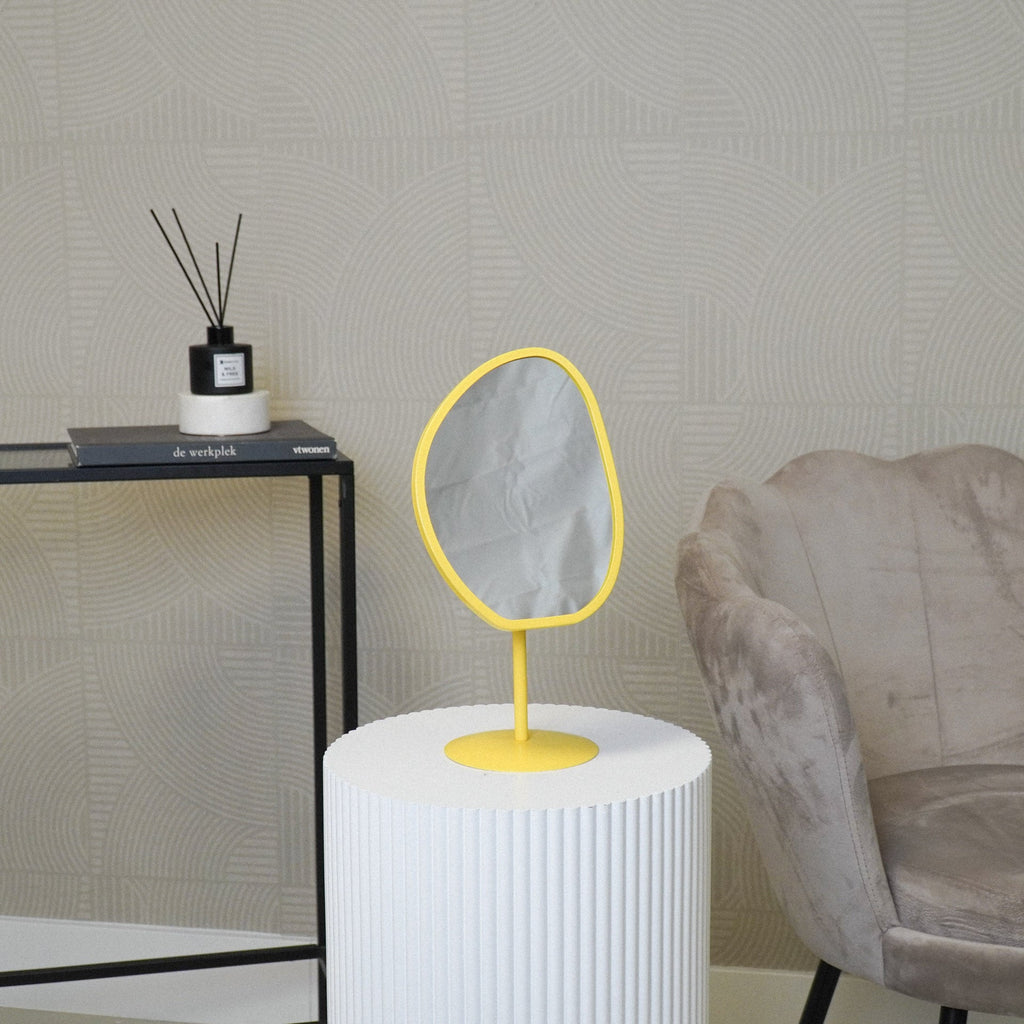 Meigipeegel - Orgaaniline - Neoonkollane - 16,5x12x31,5cm