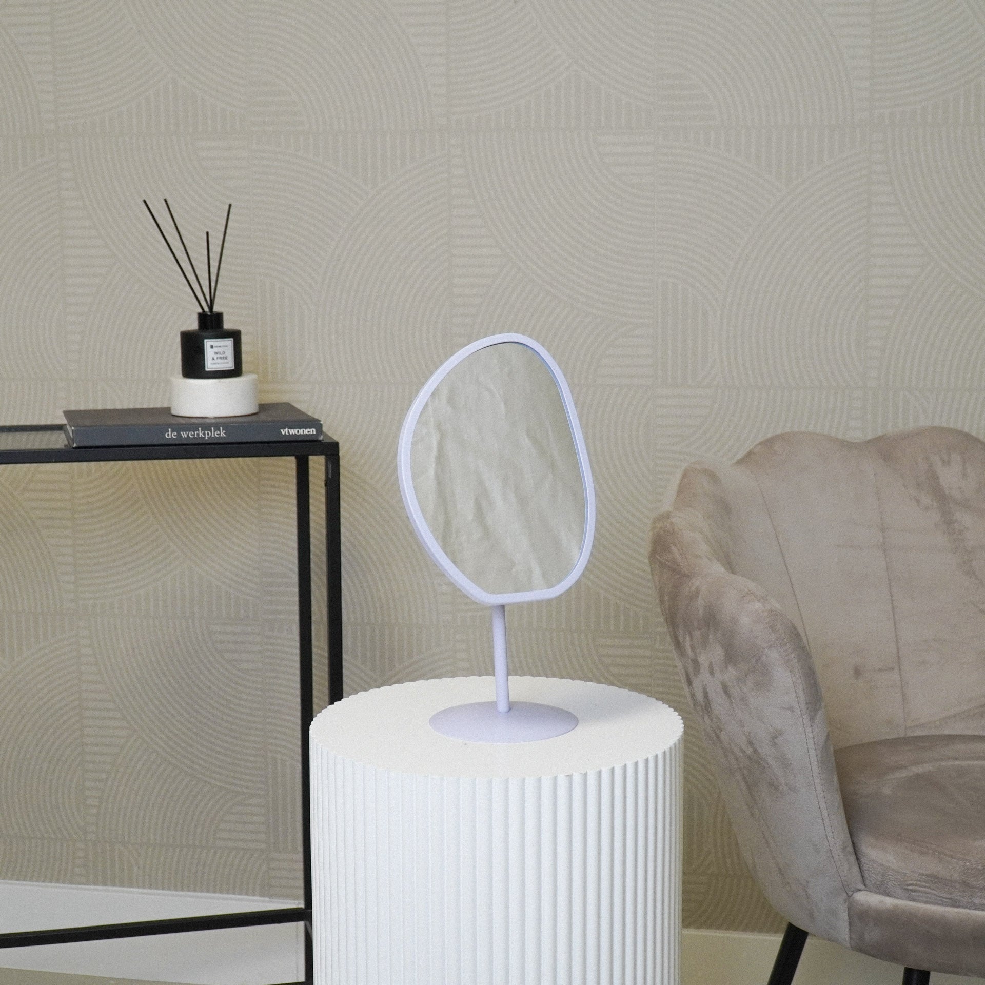 Meigipeegel -Orgaaniline - Lilla - 16,5x12x31,5cm