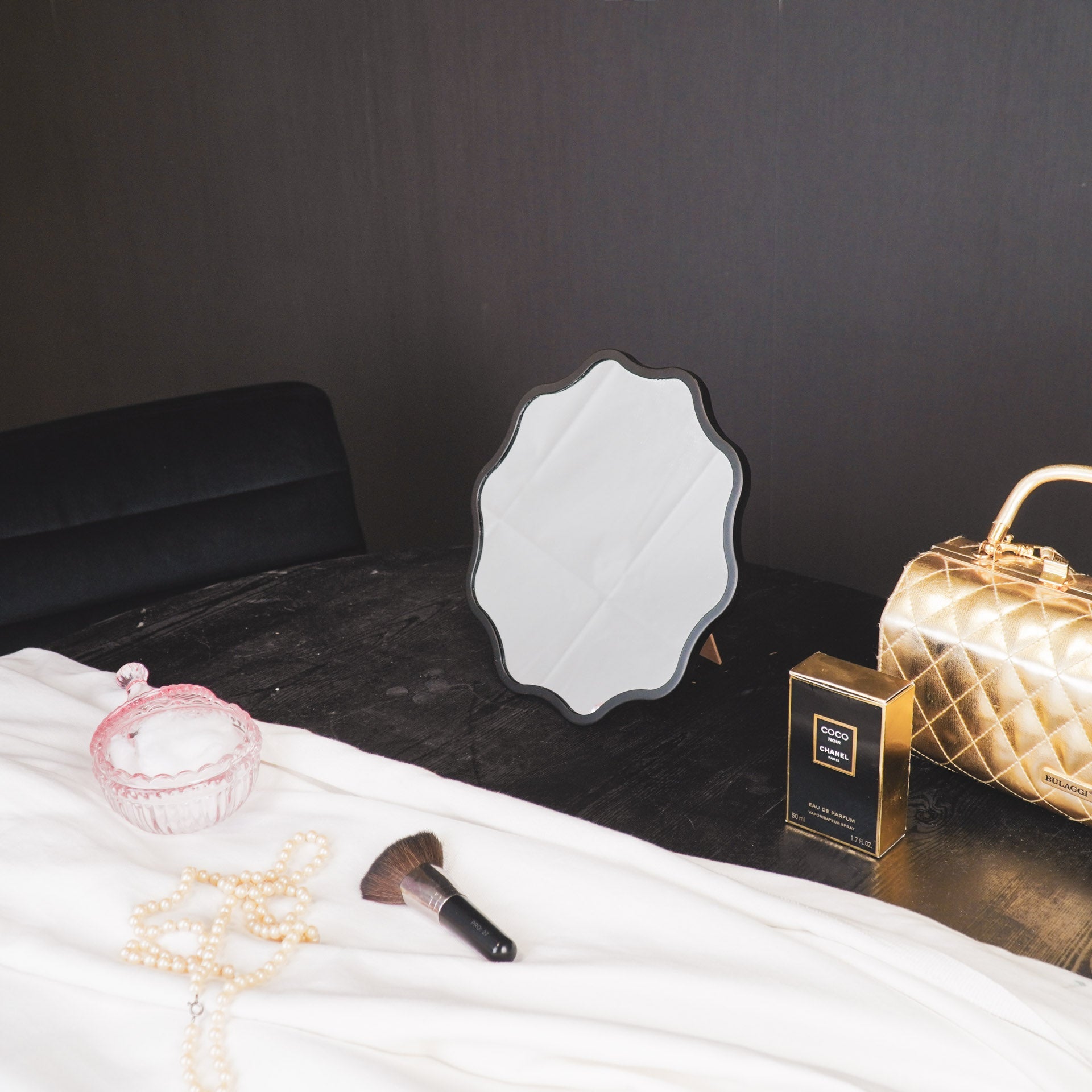 Meigipeegel - must - 25x1x25cm