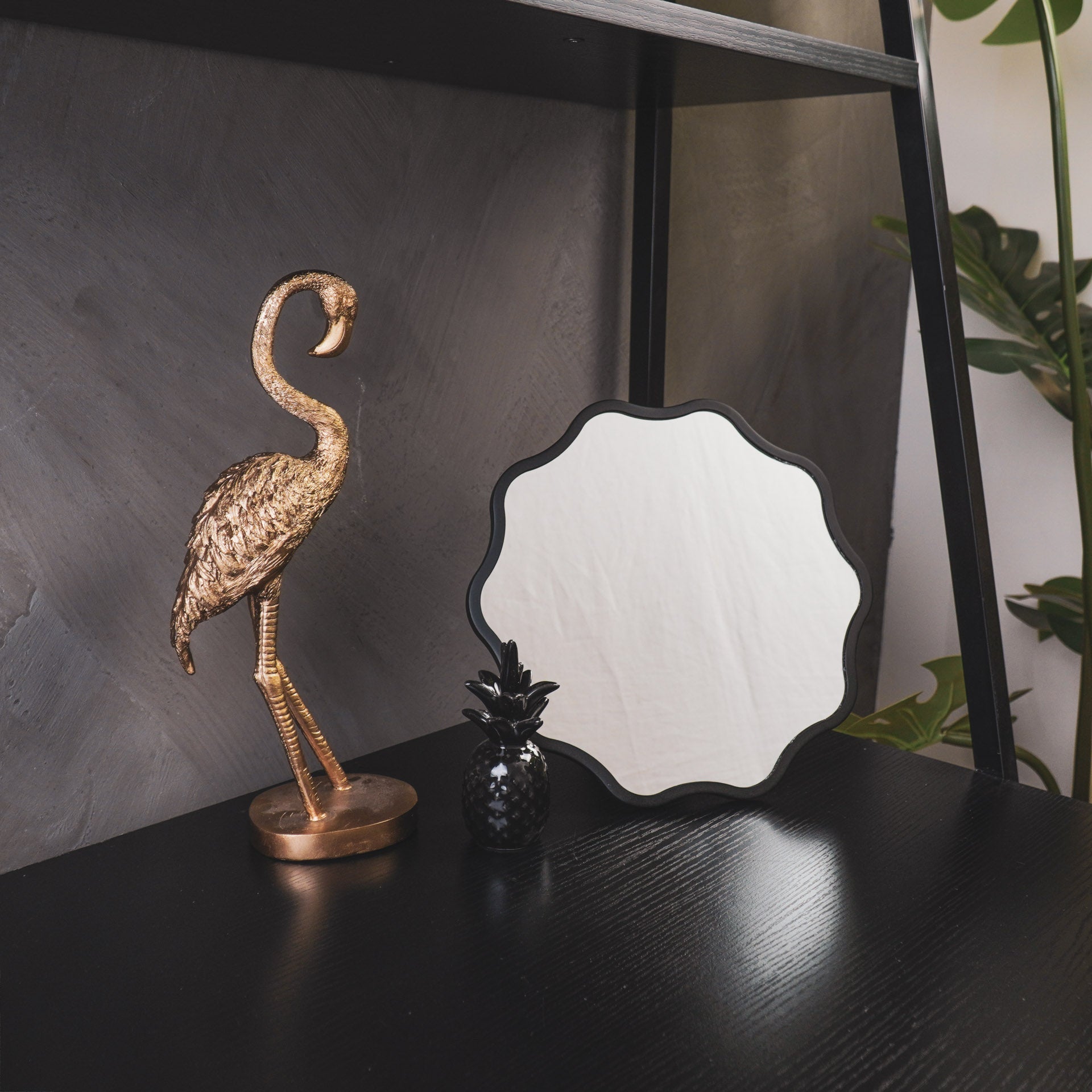 Meigipeegel - must - 25x1x25cm