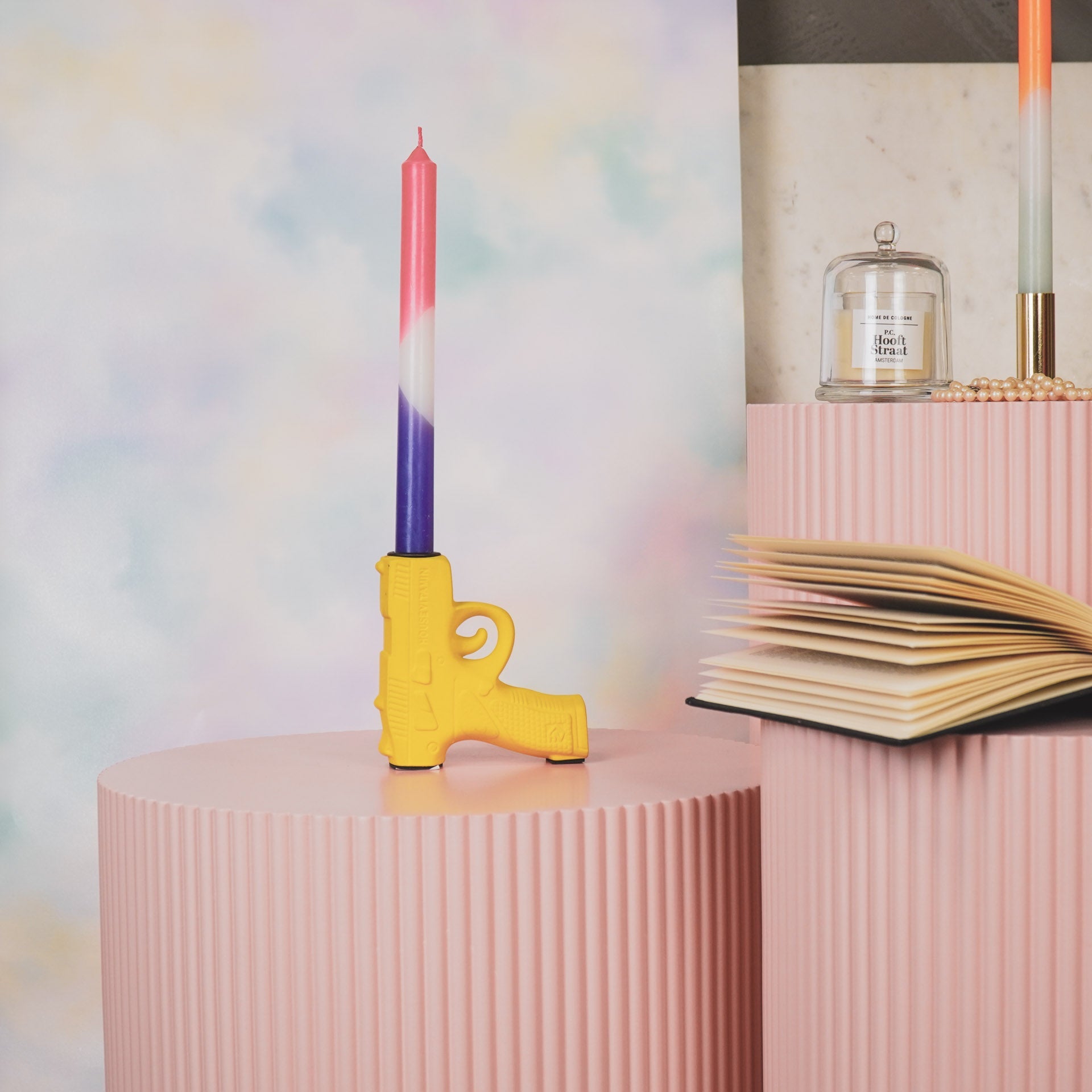 Püstol - Neoonkollane - 12x5x12cm