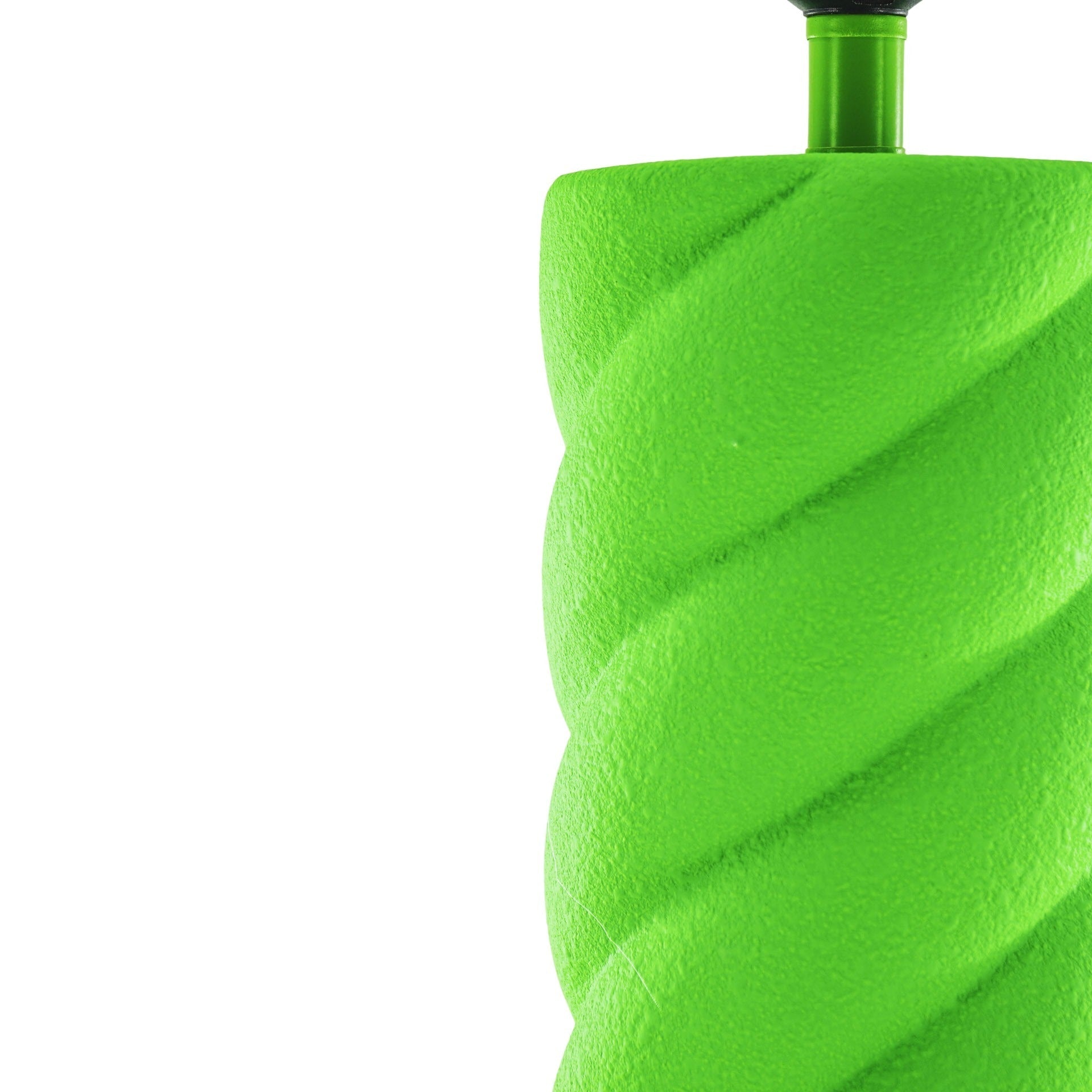 Twisted Candy laualamp - neoonroheline - 12x12x28cm
