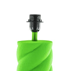 Twisted Candy laualamp - neoonroheline - 12x12x28cm