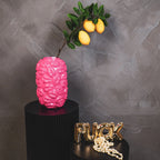 Suudlused - Neoonroosa - 17x17x27cm