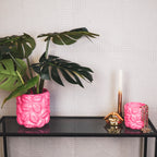 Suudlused - Neoonroosa - 17,5x17,5x17,5cm