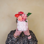 Suudlused - Heleroosa - 17,5x17,5x17,5cm