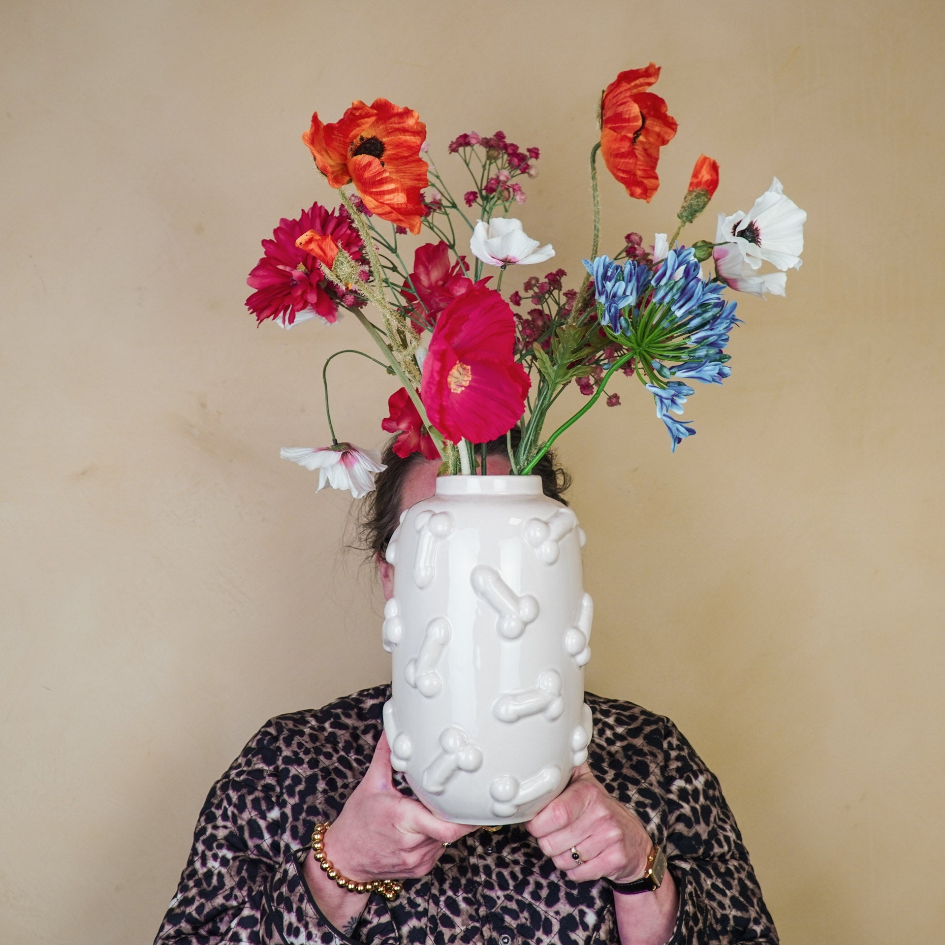  Dick - Beež - 17x17x27cm