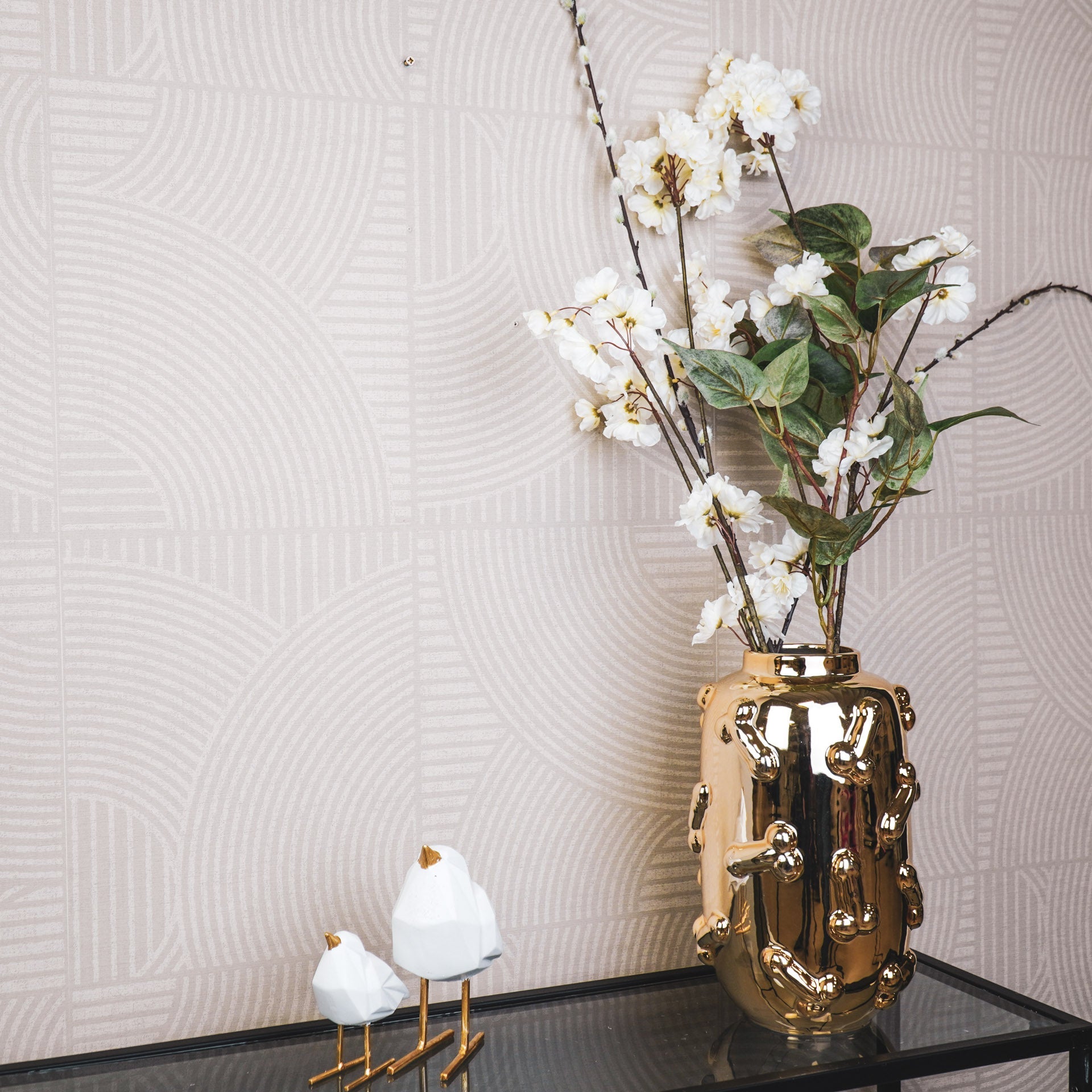 Dick - Kuldne - 17x17x27cm