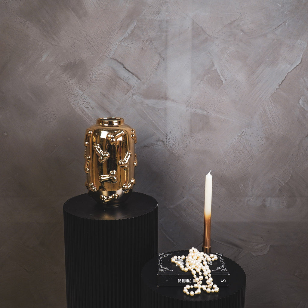 Dick - Kuldne - 17x17x27cm