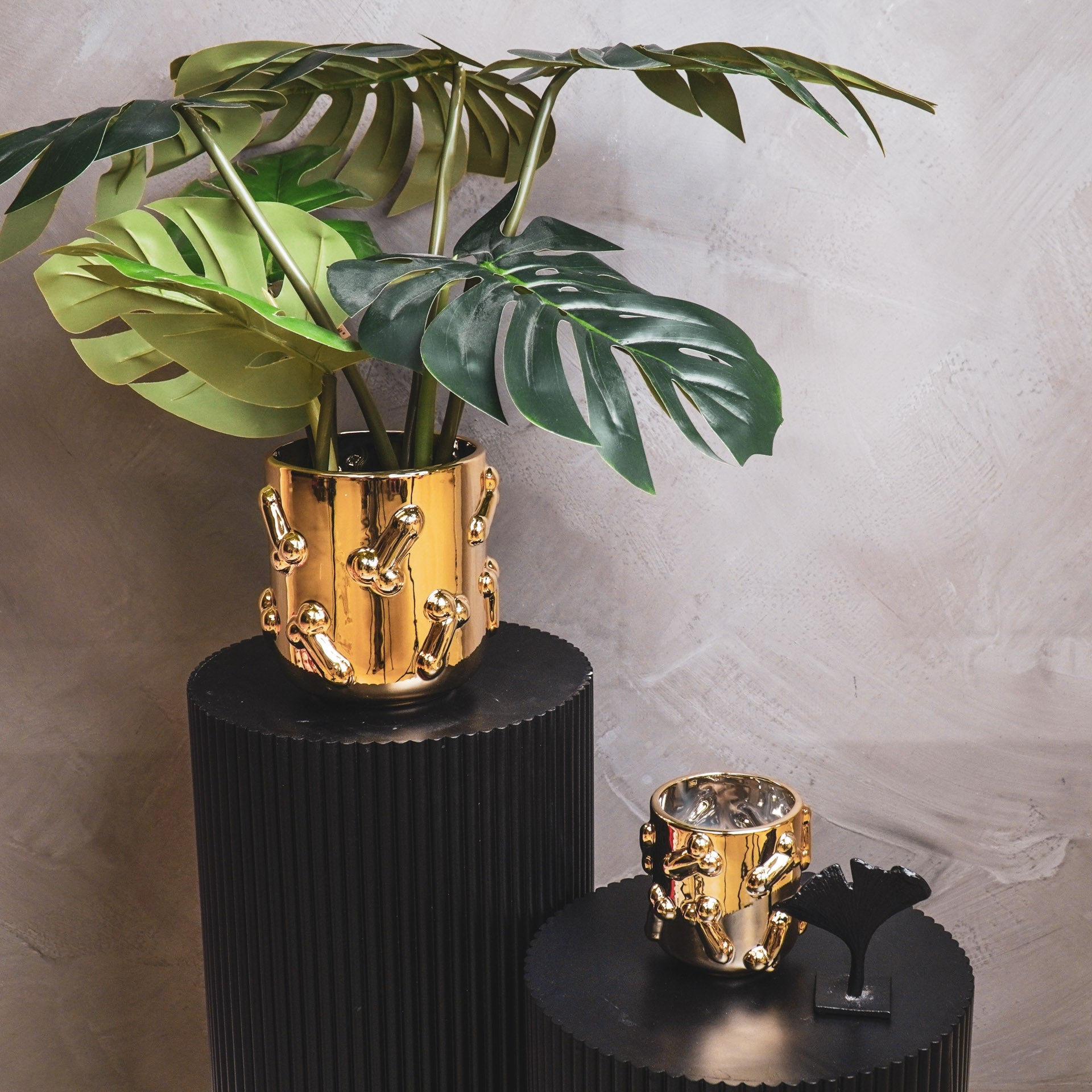 Dick - Kuldne - 17,5x17,5x17,5cm