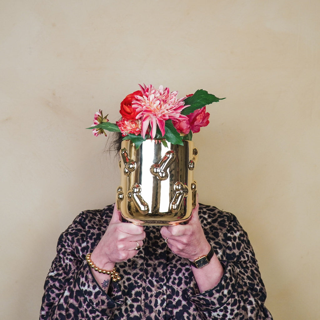 Dick - Kuldne - 17,5x17,5x17,5cm