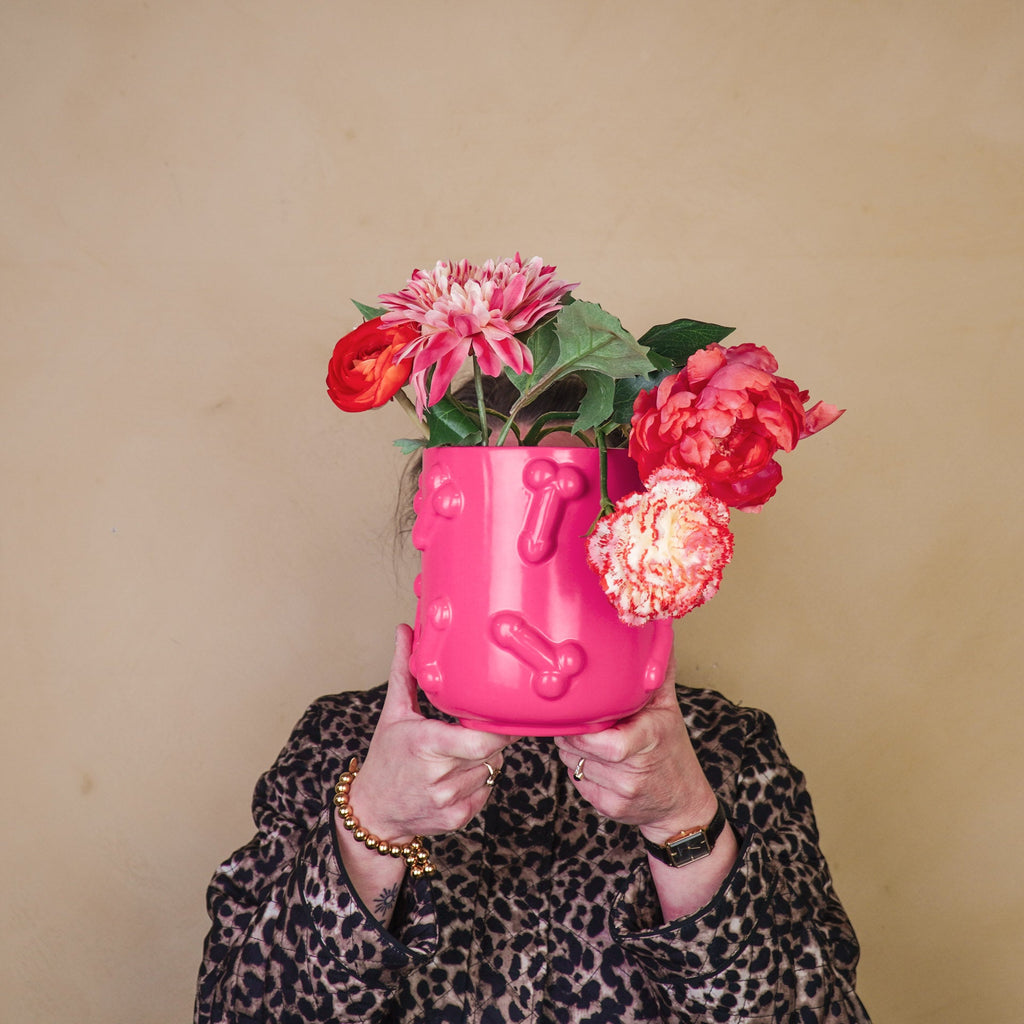 Dick - Roosa - 17,5x17,5x17,5cm