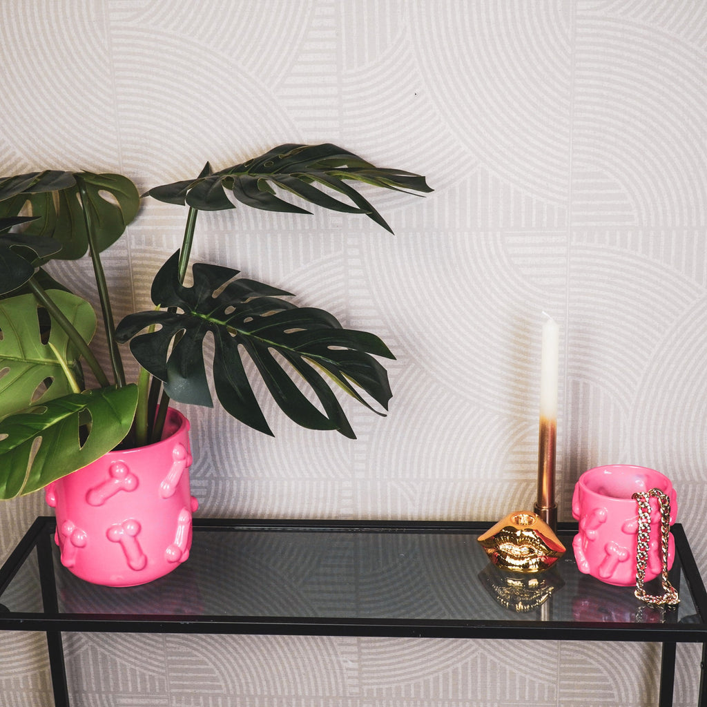 Dick - Roosa - 17,5x17,5x17,5cm