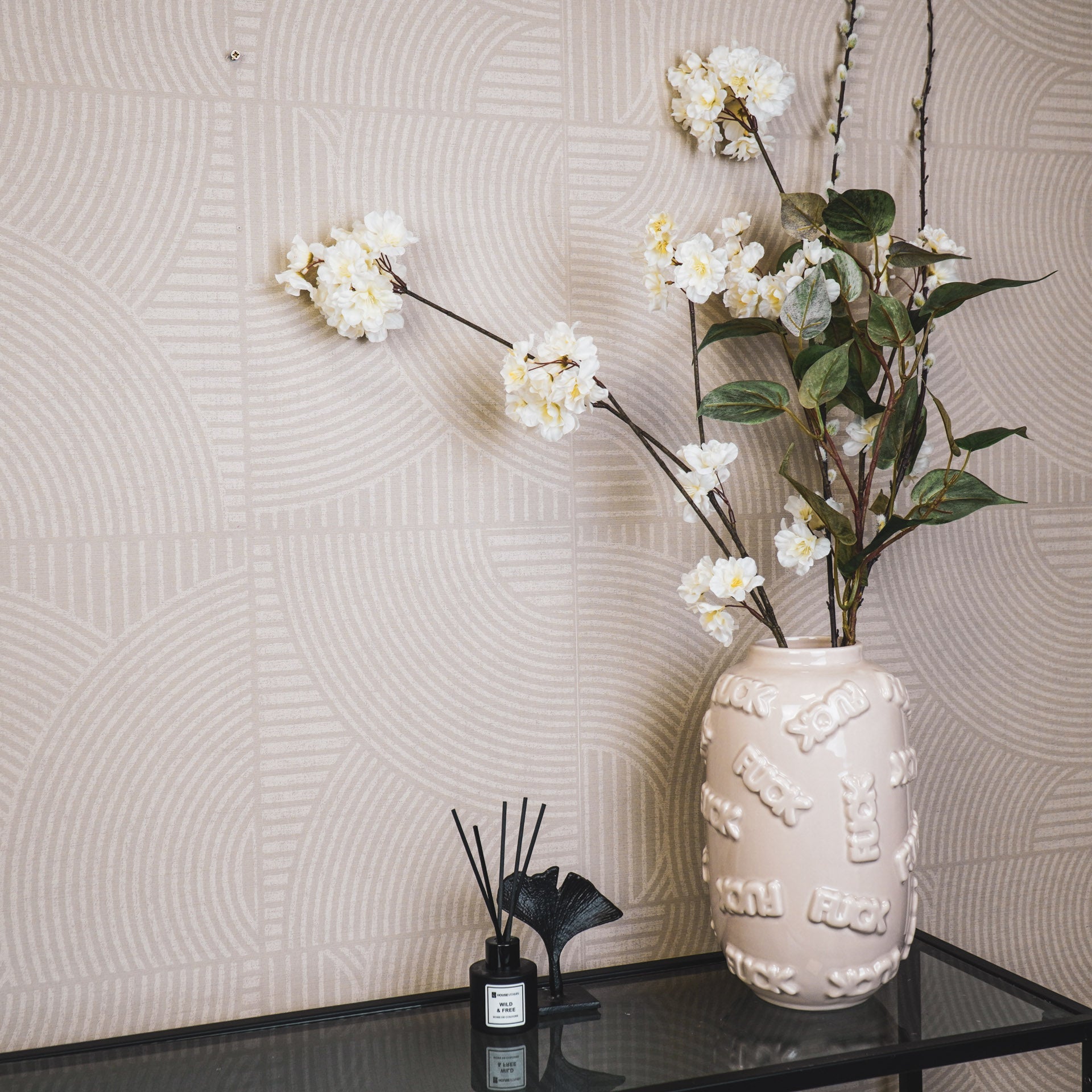 F*ck - Beež - 17x17x27cm