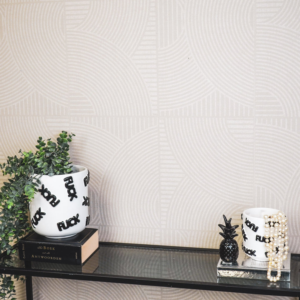 F*ck - Valge/Must - 17,5x17,5x17,5cm