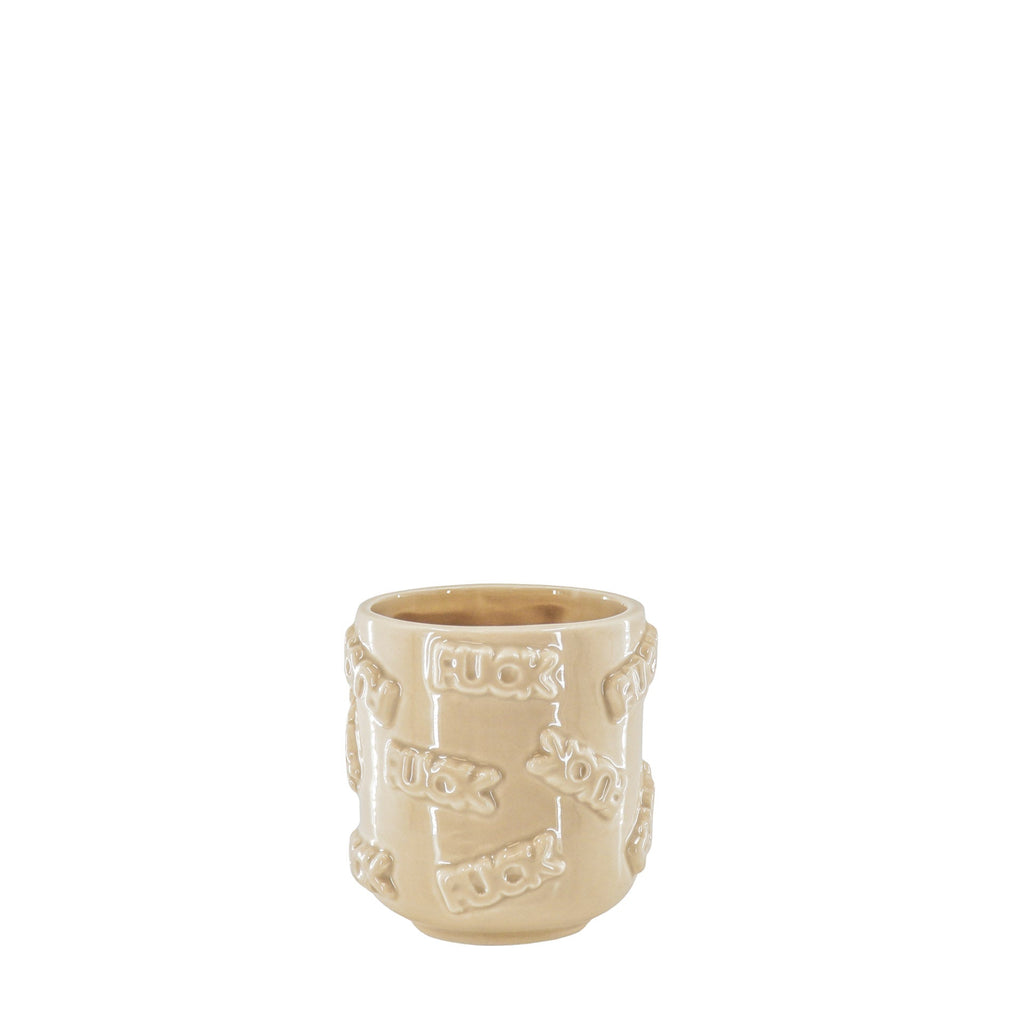 F*ck - Beež - 11x11x11,5cm