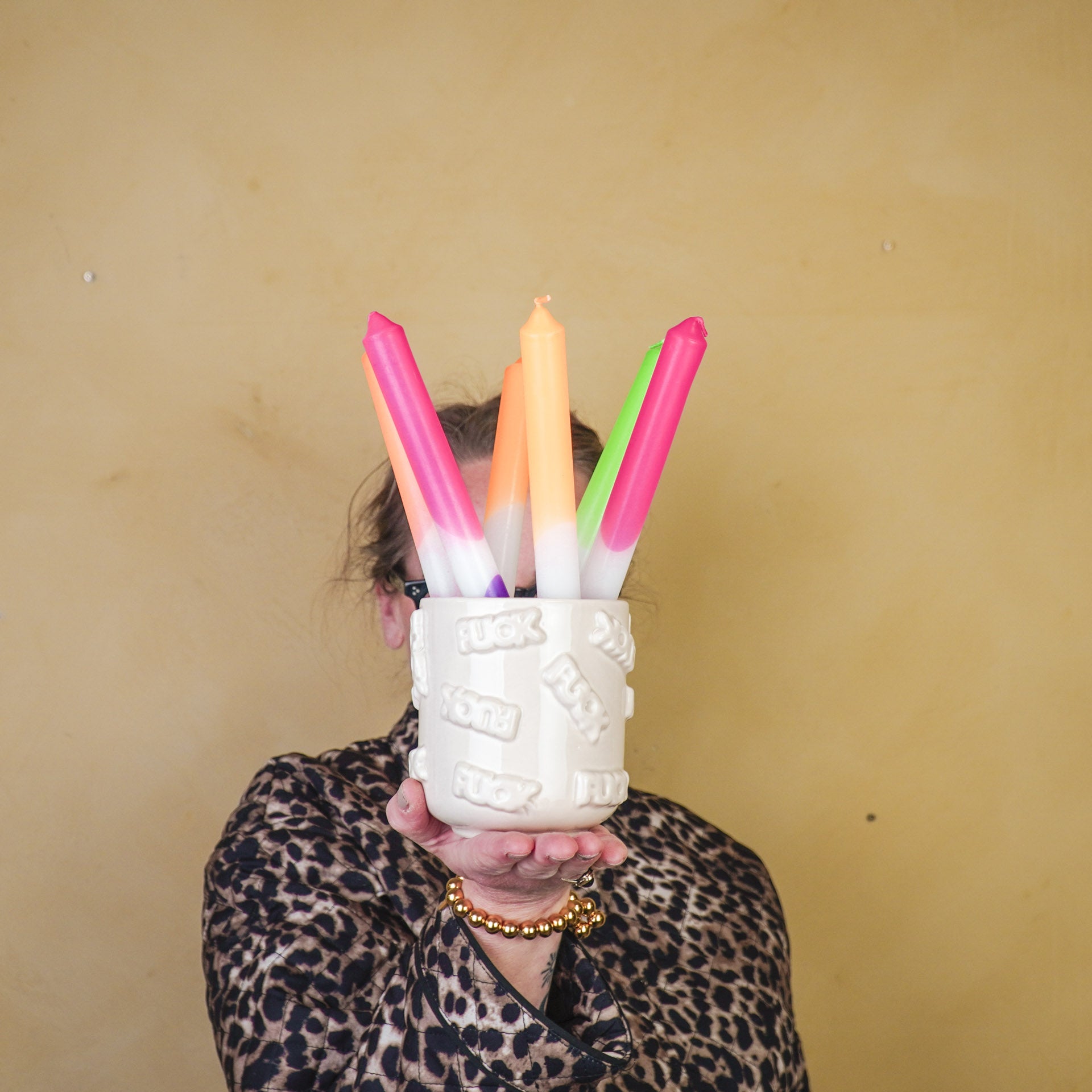 F*ck - Beež - 11x11x11,5cm