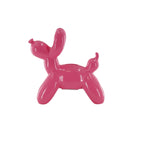 Money Bank Balloon Dog- Neon Pink-17x7x17cm