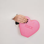 Candy Heart 'FUCK'- Neon Pink- 20x4x18,5cm