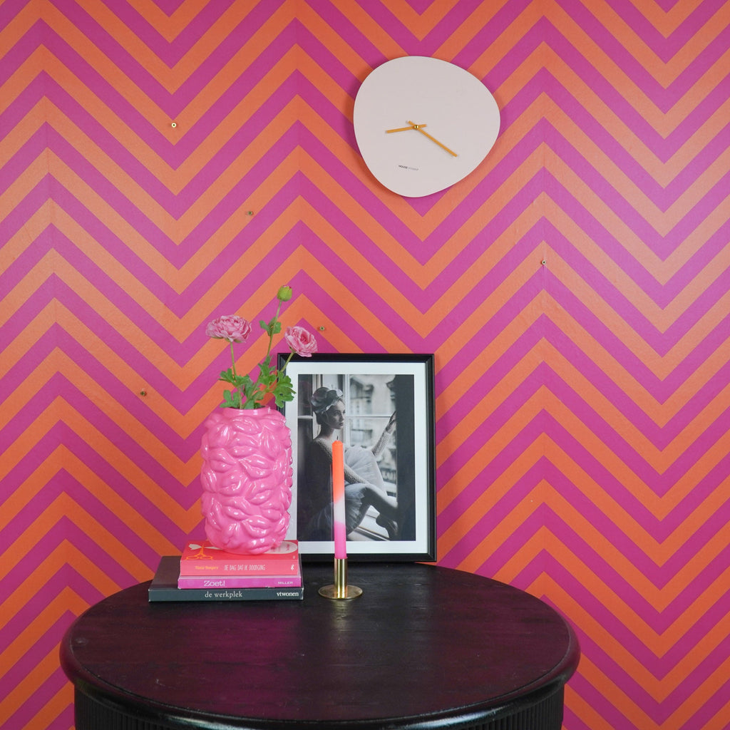 Seinakell Orgaaniline - Roosa/Oranž - 30x30x0,5 cm