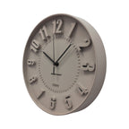 Seinakell numbritega - hallikaspruun - 30x30x4cm