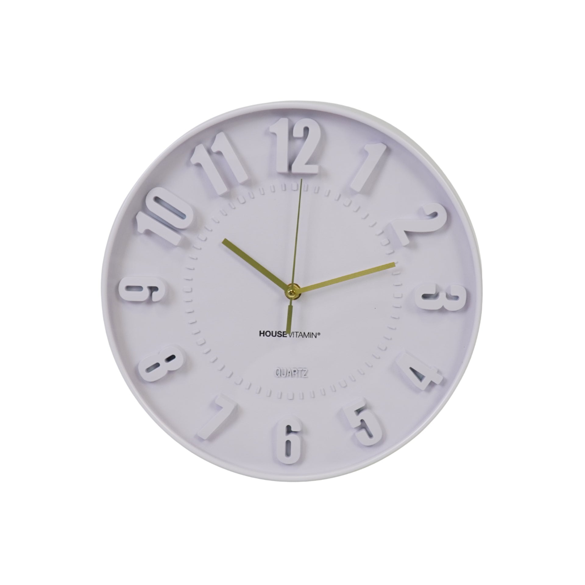 Seinakell numbritega - sirelililla - 30x30x4cm