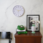 Seinakell numbritega - sirelililla - 30x30x4cm