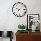 Seinakell Station- valge/must - 40x40x4cm