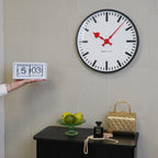 Seinakell Station- valge/must - 40x40x4cm