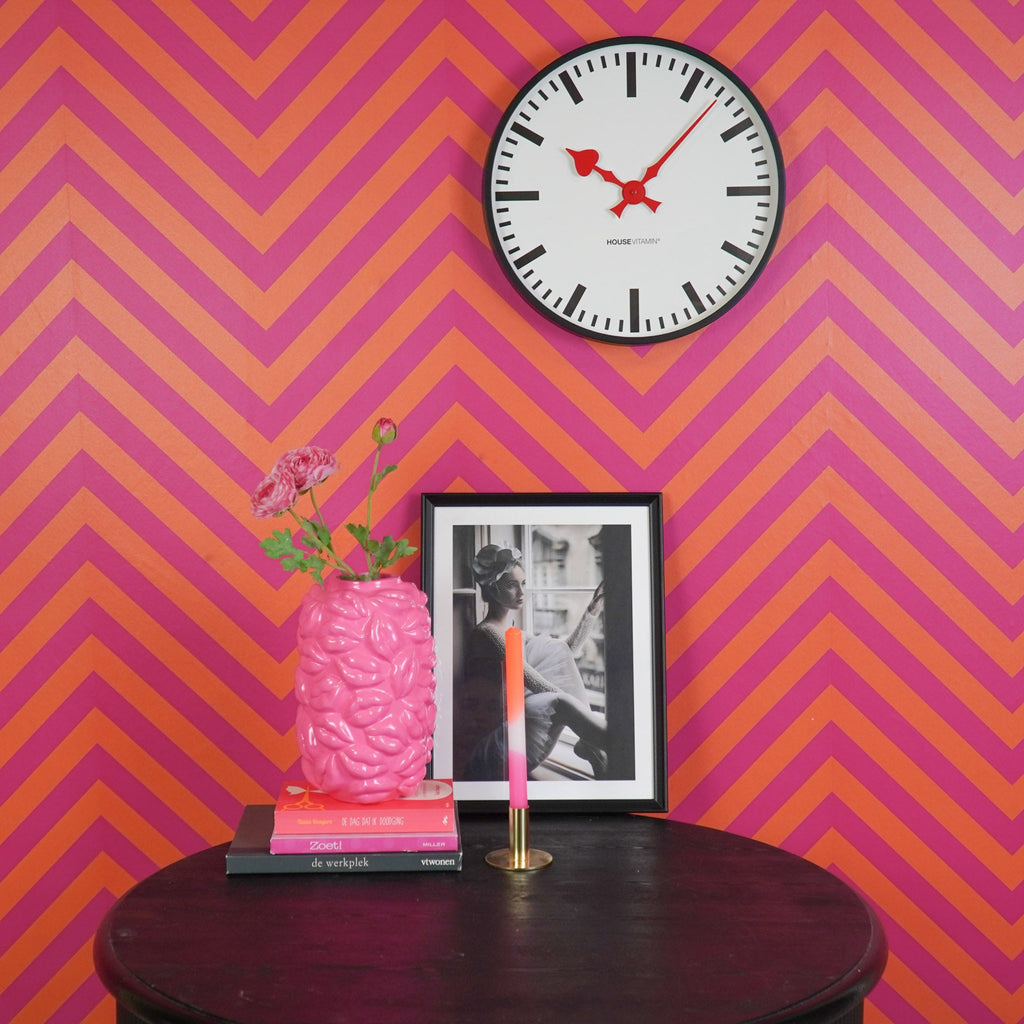 Seinakell Station- valge/must - 40x40x4cm