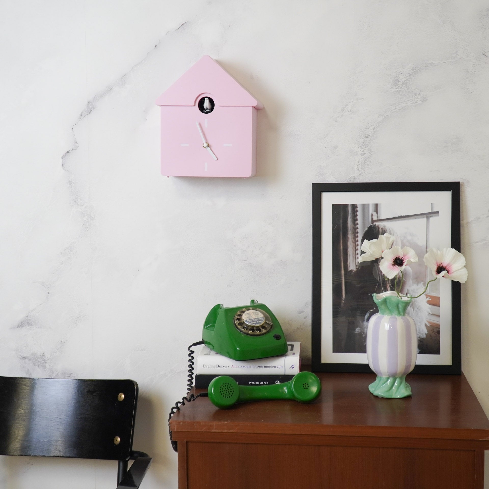 Seinakell "Kägu" - heleroosa - 24x27x9cm