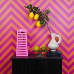 Latern päikeseenergial töötav - Roosa - 14x32,5cm