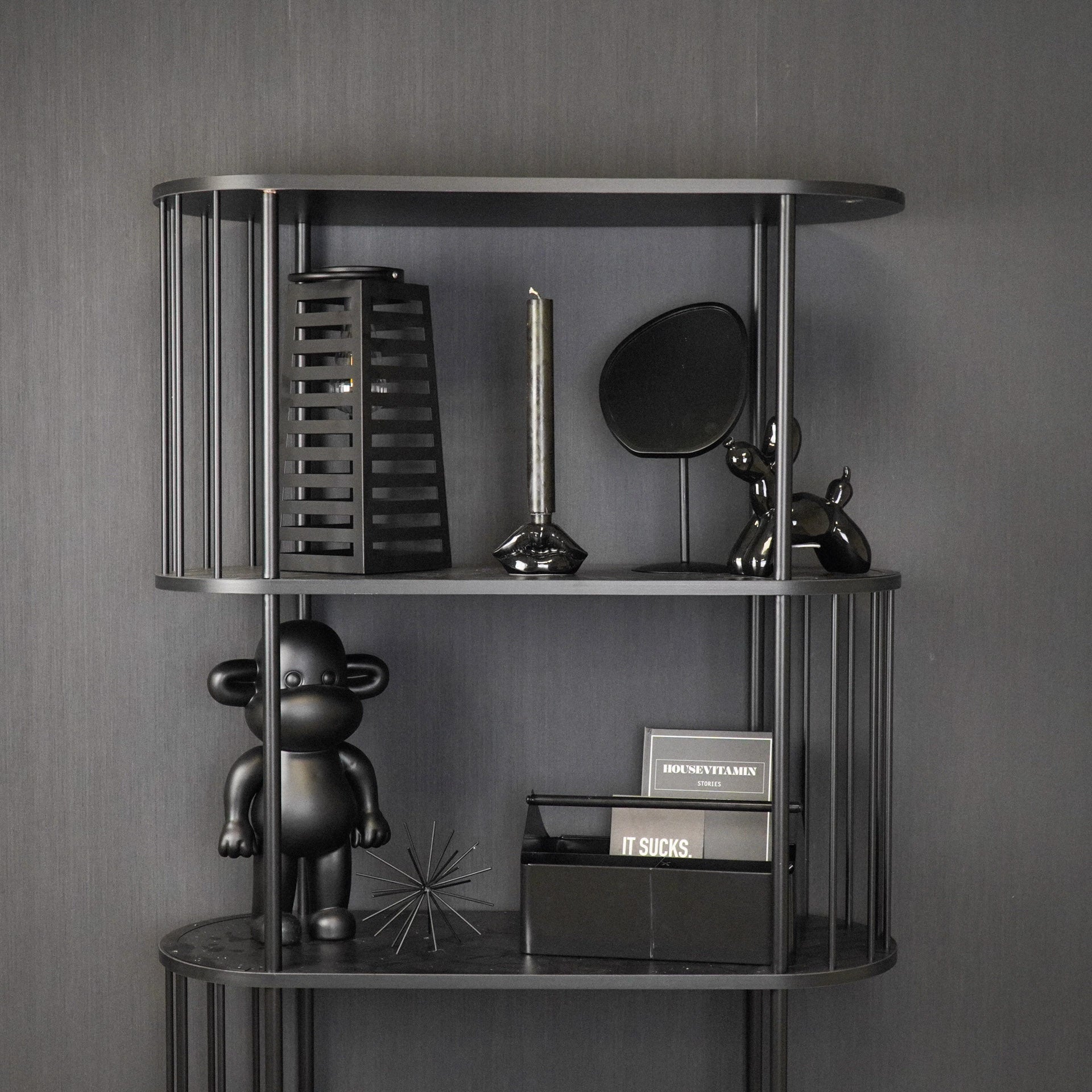 Latern päikeseenergial töötav - Must - 14x32,5cm