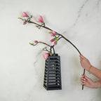 Latern päikeseenergial töötav - Must - 14x32,5cm