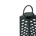 Latern päikeseenergial töötav - Must - 14x32,5cm