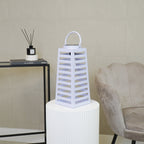 Latern päikeseenergial töötav - Lila - 14x32,5cm