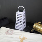 Latern päikeseenergial töötav - Lila - 14x32,5cm