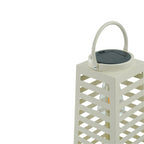 Latern päikeseenergial töötav - Liivatooni - 14x32,5cm