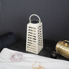 Latern päikeseenergial töötav - Liivatooni - 14x32,5cm