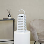 Latern päikeseenergial töötav - Valge - 14x32,5cm