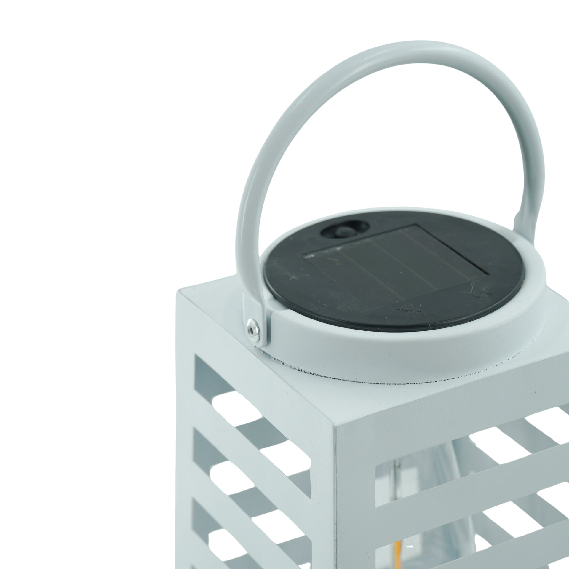 Latern päikeseenergial töötav - Valge - 14x32,5cm