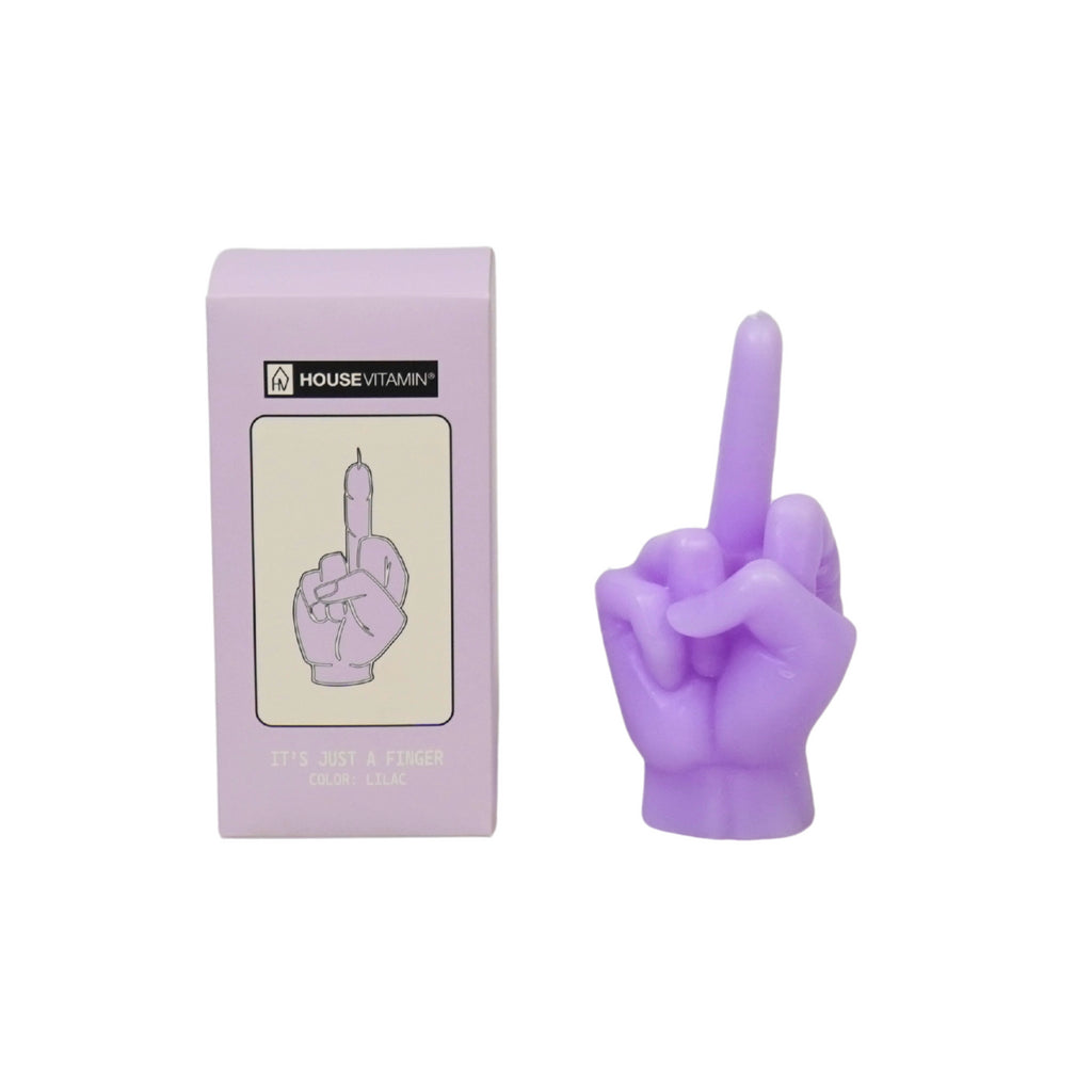 F*ck You Finger - Lilla - 570gram - 10x9x17cm