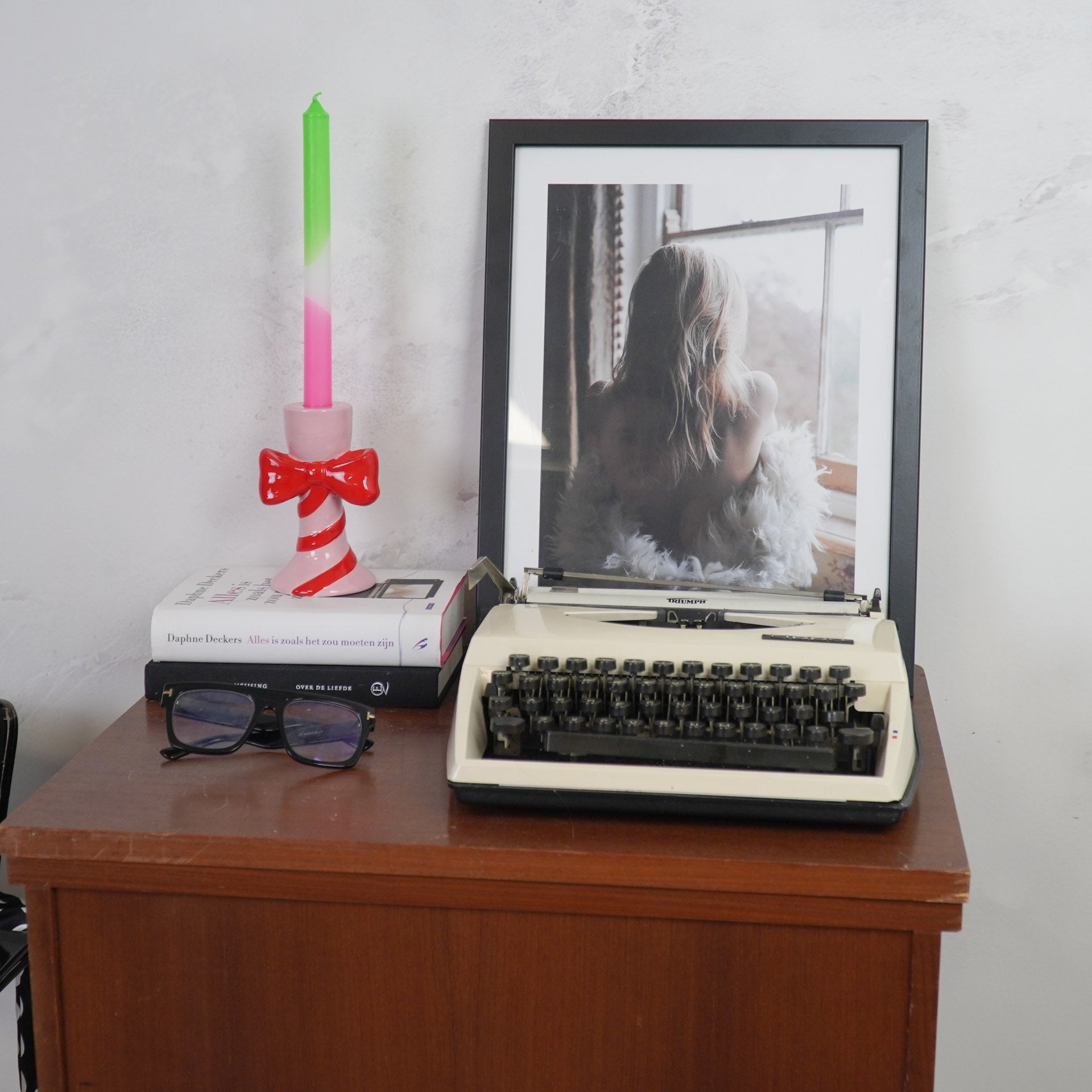 Triibud&Lipsud - Roosa/Punane - 9x8x14cm